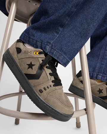 Converse AS-1 Pro Black Gum Pack Green Tragebild Detail
