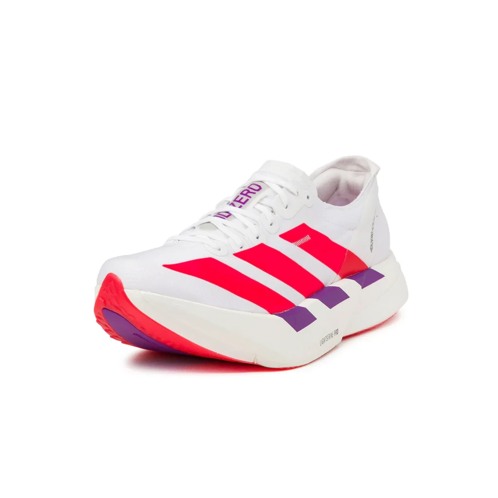 adidas Adizero Adios Pro 4 White Fucid Red KZ9020 | Dead Stock