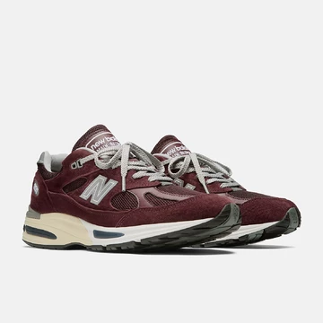 New Balance 991v2 Made in UK Catawba Grape Profil