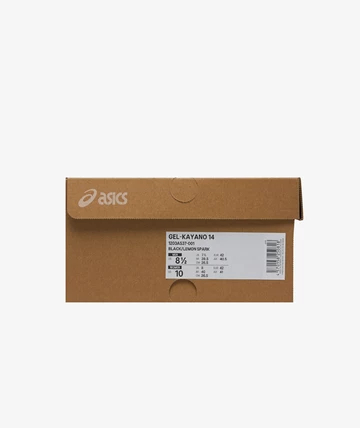 ASICS Gel-Kayano 14 Lemon Spark Verpackung