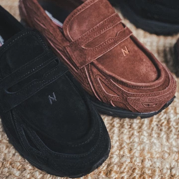 New Balance 1906 Loafer Dark Suede Lookbook Deatil Toebox beide Colorways
