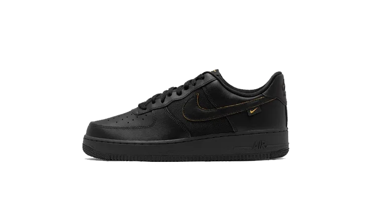 Air Force 1 Low Ballistic Mesh Black University Gold