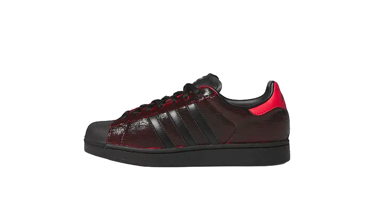 Anthony Edwards x adidas Superstar II Core Black Pure Ruby