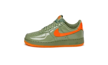 Air Force 1 Low Shiny Oil Green