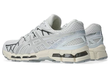 ASICS Gel-Kayano 20 White Pure Silver Paar schräg hinten
