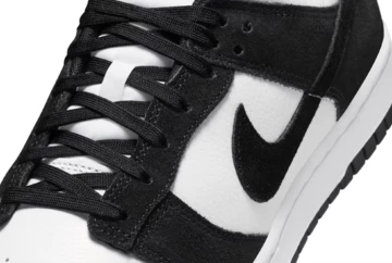 Nike Dunk Low Panda Suede Detailbild
