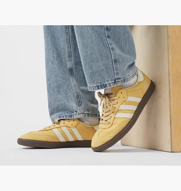 adidas Samba OG Oat - On Feet