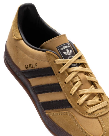 adidas Gazelle Indoor Oat Upper Details