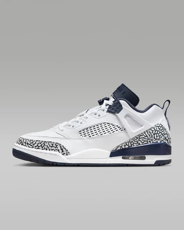 Der Jordan Spizike Low Obsidian von außen