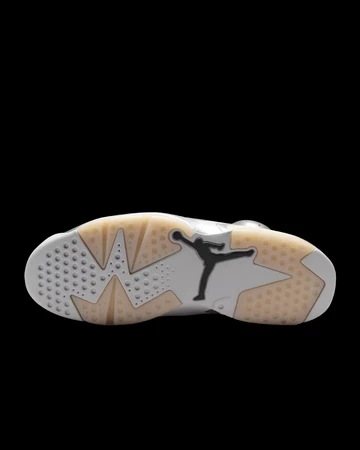 PSG x Nike Air Jordan 6 Metallic Silver Sohle