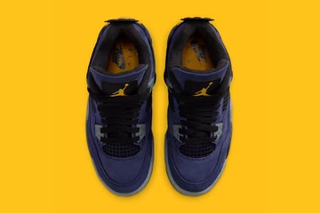 Air Jordan 4 Lakers von oben
