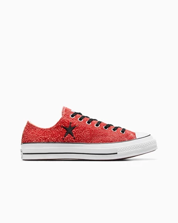 Stussy Converse Chuck 70 Low Poppy Red Außenseite