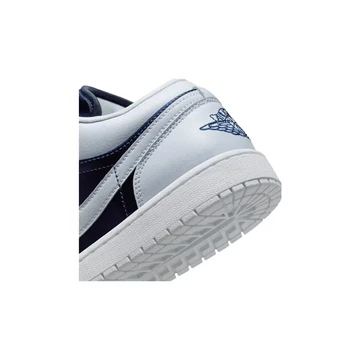 Jordan 1 Low Football Grey Ferse Detail