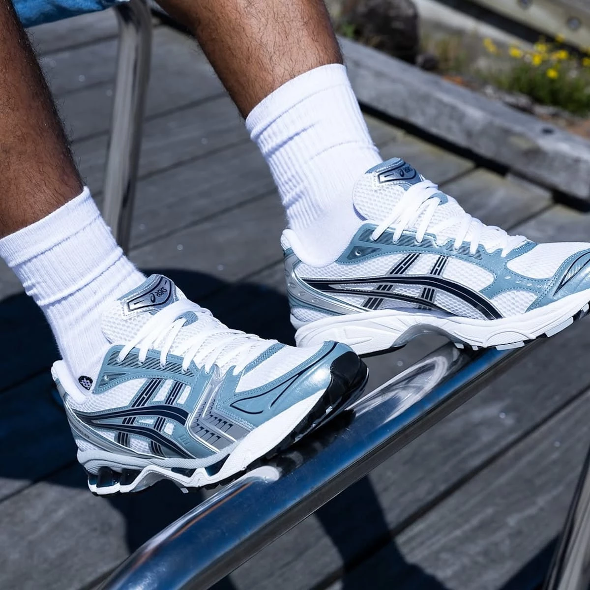 靴 ASICS Gel Kayano 14 Fjord Gel Kayano 14 'White Fjord Grey' - ASICS - 1203A537 106