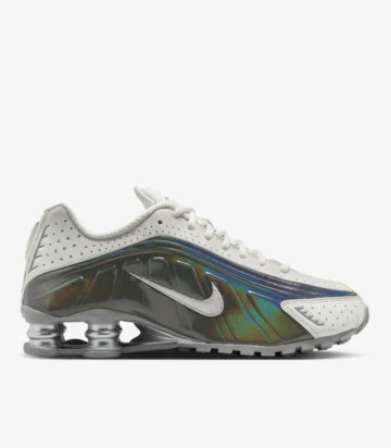 Nike Shox R4 White Iridescent Außenseite