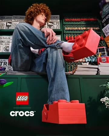 LEGO® x Crocs Brick Clog Bright Red Mood