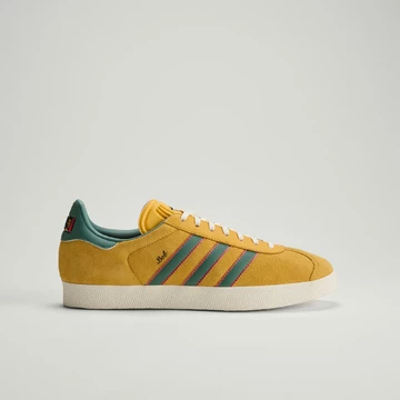 Bob Marley x adidas Gazelle Bold Gold Außenseite