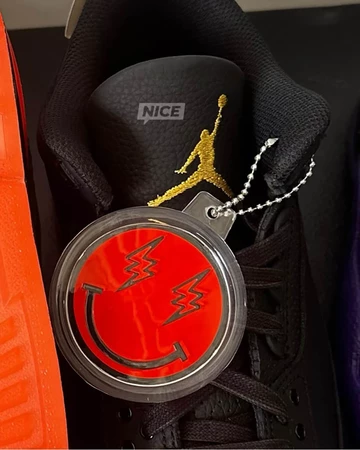 J Balvin x Air Jordan 3 Rio Tag