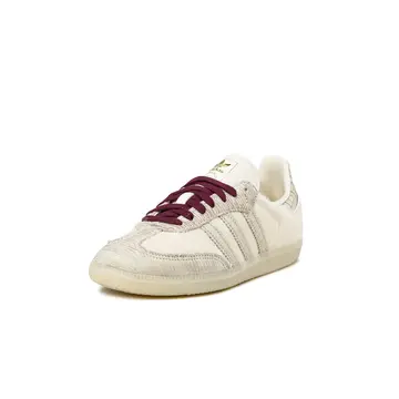 adidas Samba OG Cream White Maroon schräg
