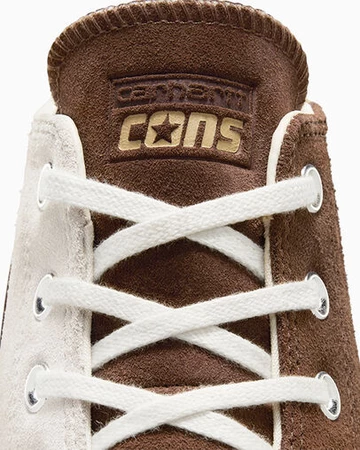 Carhartt WIP Converse CONS Brown & Cream Pack All Star Detail Laces