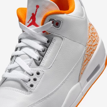 Air Jordan 3 Orange Citrus Upper Details