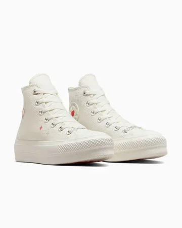 Converse Valentines Day Pack Chuck All Star Off White Paar