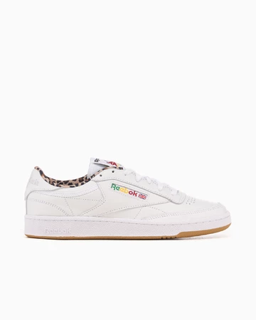 Wacko Maria x Reebok Club C 85 Leopard Pack White Innenseite