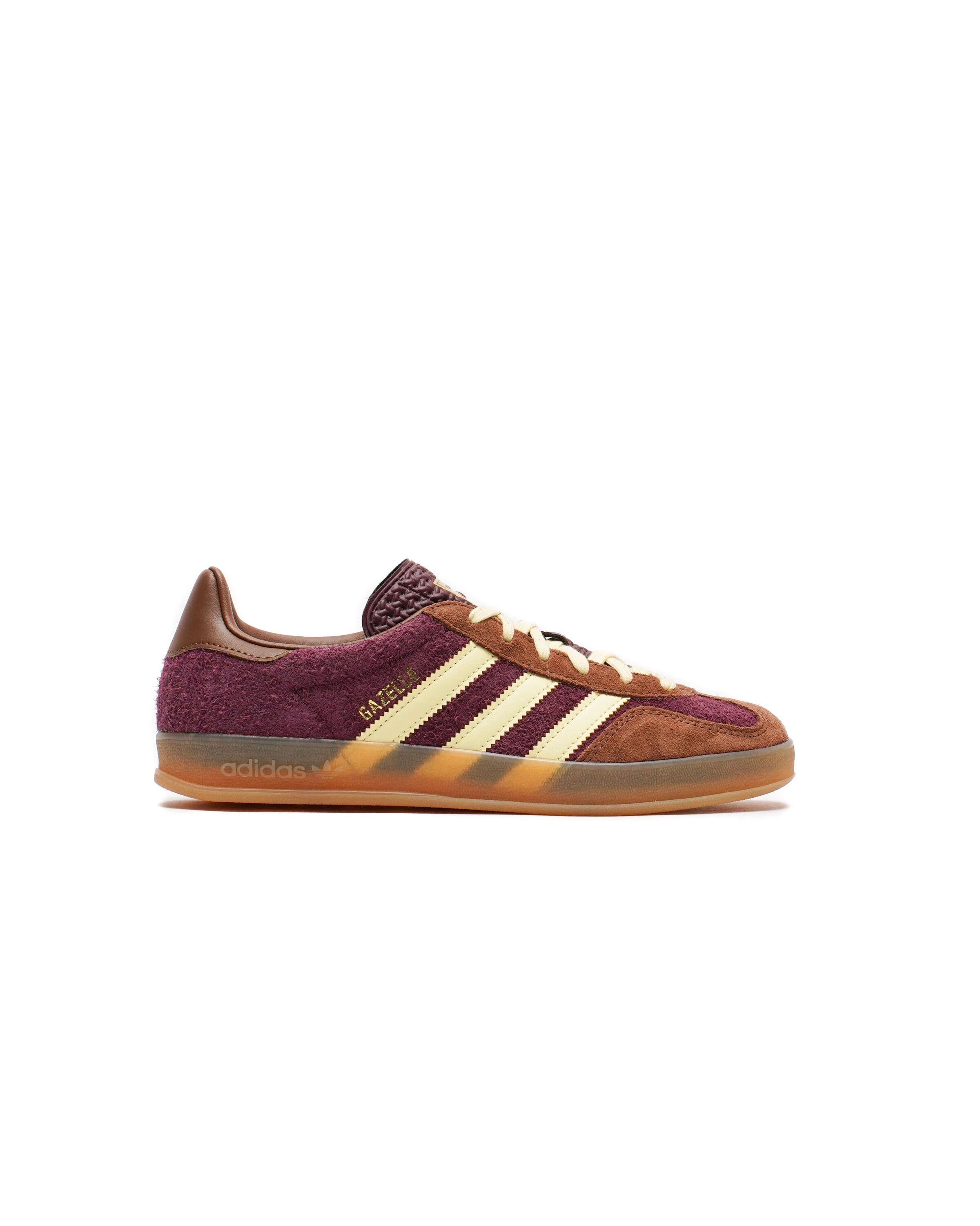 Adidas originals gazelle indoor trainers maroon best sale