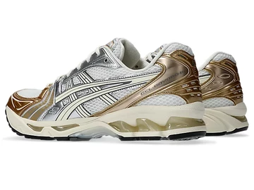 ASICS Gel Kayano 14 Olympic Paar schräg seitlich