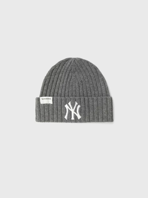 Sporty & Rich Heritage Yankees Serif Cashmere Beanie Image