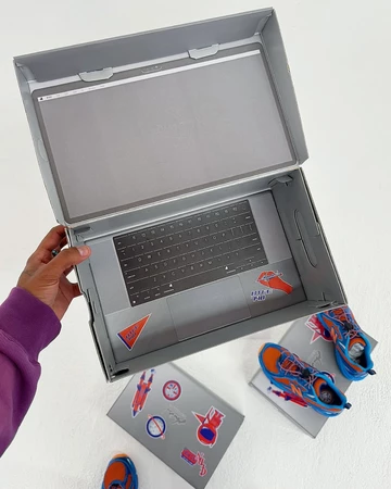 Aminé x New Balance 740v2 Benson Tech Verpackung innen