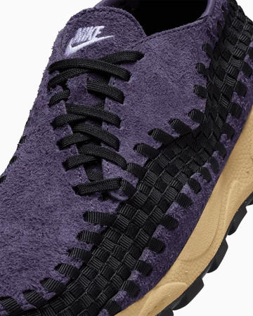 Nike Air Footscape Woven Dark Raisin Upper Details