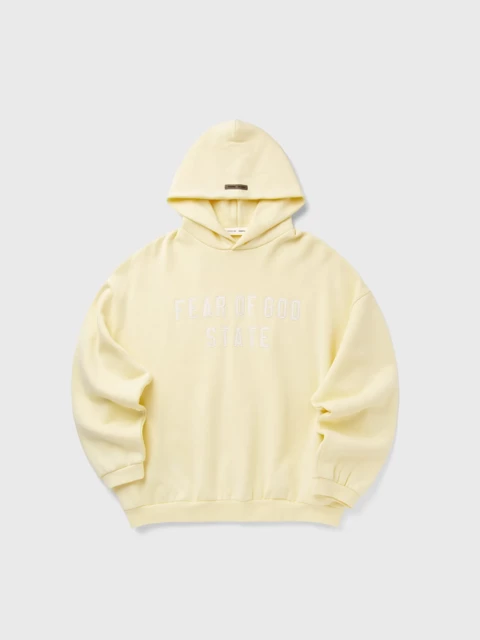 90s Fit Fleece Hoodie Yellow Image