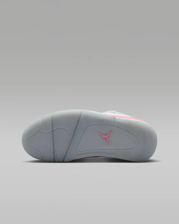 Nike Air Jordan 4 White Medium Soft Pink GS Sohle