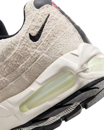 Nike Air Max 95 Zip Phantom & Light Crimson Details