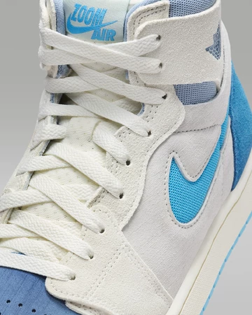 Jordan 1 Zoom CMFT Dark Powder Blue - Detail