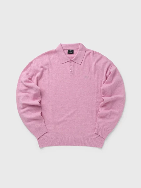 Patta Knitted Wool Lognsleeve Polo Shirt Image