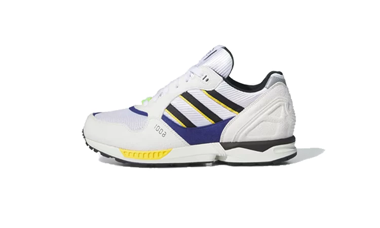 Civilist adidas ZX 6001 B Crystal White Titelbild auf weißem Hintergund