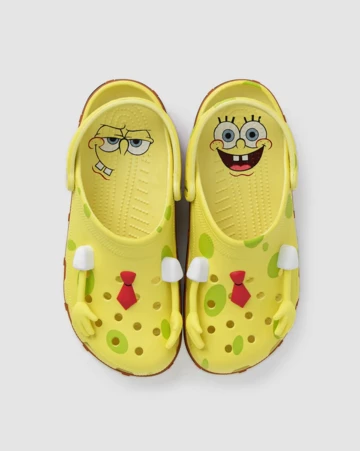 Spongebob Crocs Classic Clog Pack Paar von oben