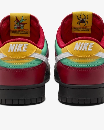 Dunk Low Biker Tattoos Paar Ferse