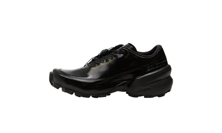 Maison Margiela MM6 x Salomon Leather Sneaker Black