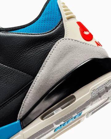 Jordan 3 Rare Air Laser Ferse Details