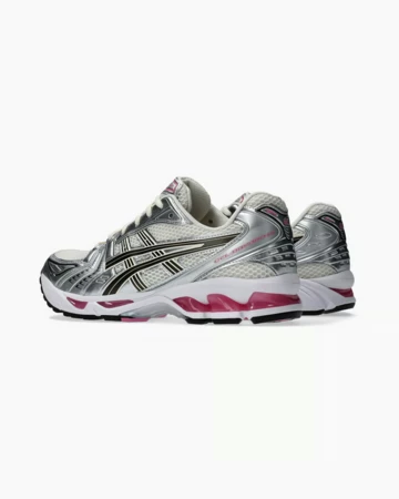 ASICS Gel-Kayano 14 Cream Sweet Pink Paar von hinten