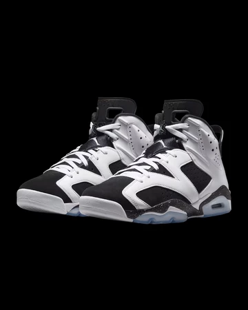 Nike Air Jordan 6 Retro Oreo schräg