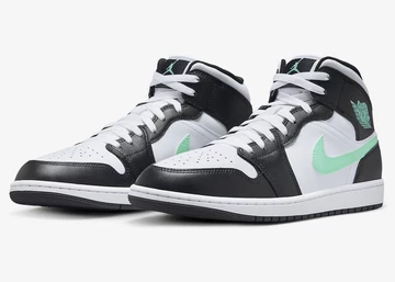 Jordan 1 Mid Green Glow