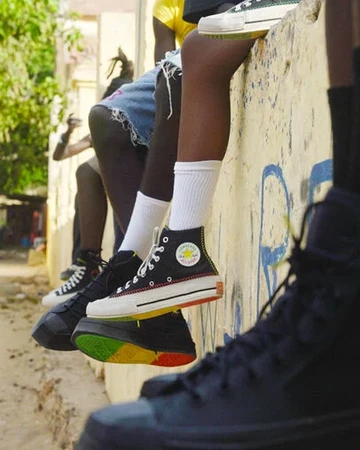 Daily Paper x Converse Chuck 70 Black Pack