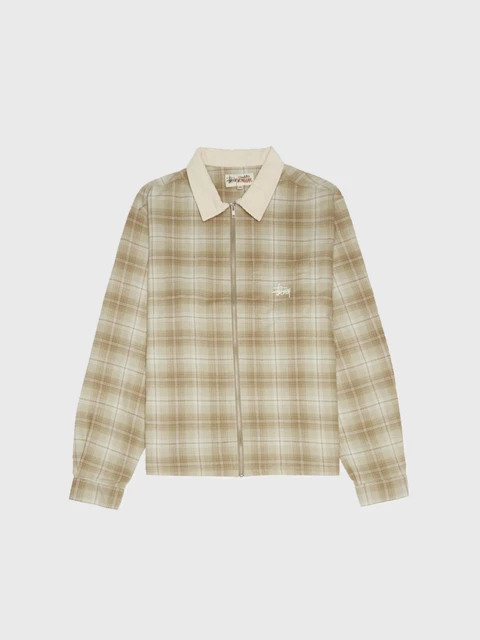 FRANK PLAID ZIP SHIRT Image
