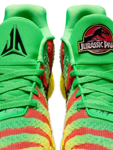 Jurassic Park x Nike Ja 3 Explorer Zunge Details