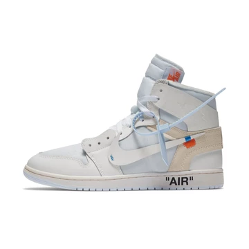 OFF-WHITE x Air Jordan 1 High OG Alaska Außenseite