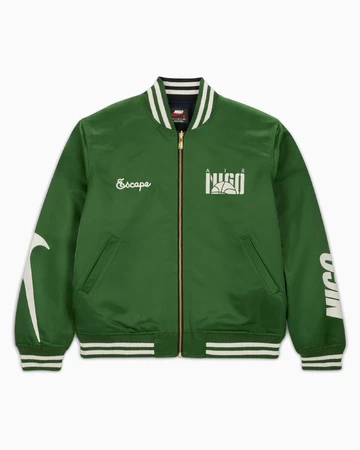 Nigo x Nike Reversible Varsity Jacket College Green Außenseite